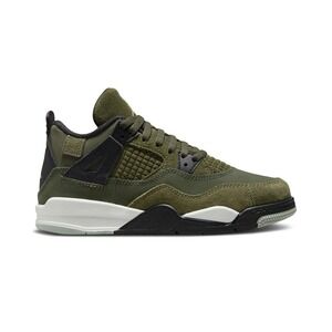 Kids Air Jordan 4 Retro‎ SE GS 'Craft Photon Dust' Olive Green DH7138 001 size 2
